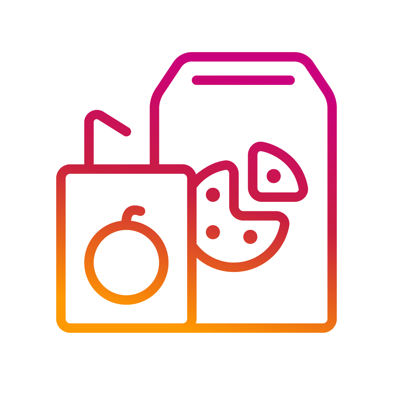 Illustration of cookies and juice.