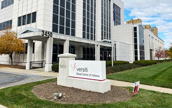Versiti Blood Center of Indiana Indianapolis Location