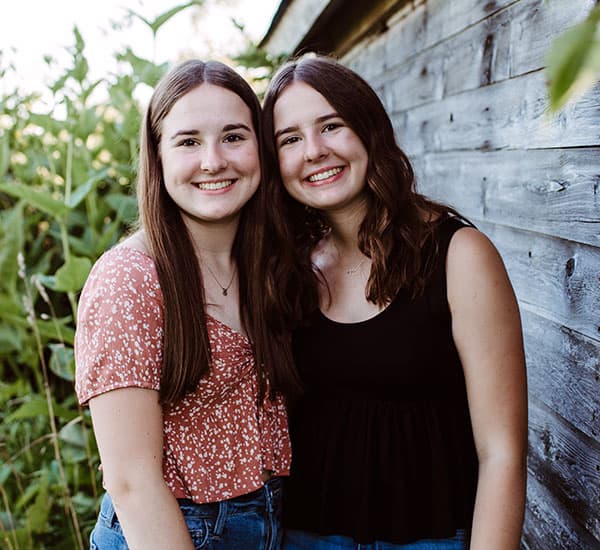 Lily and Bailey Dove