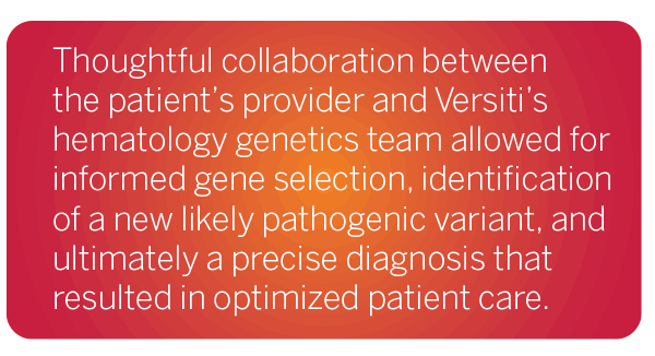 Thoughtful collaboration allowed informed gene selection.