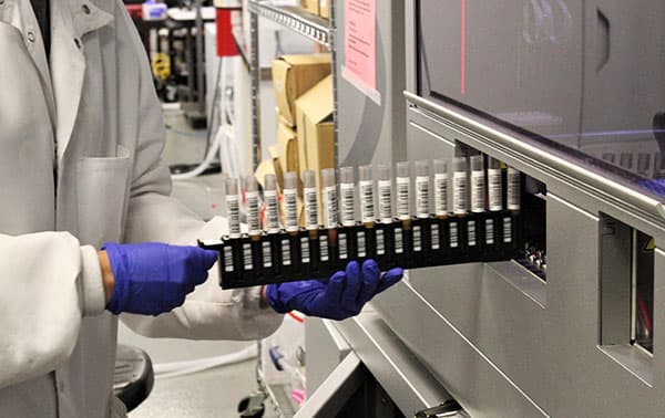 Units being loaded for testing.