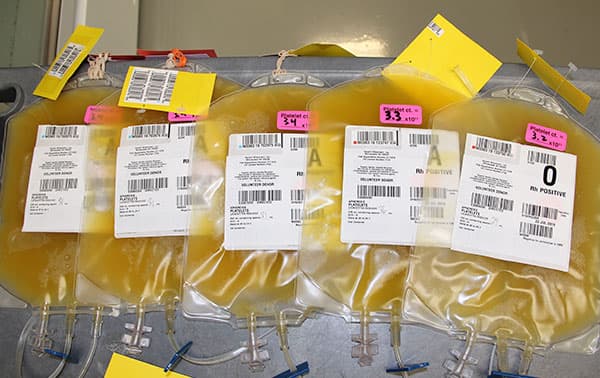 Labeled Platelet Units