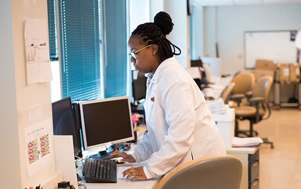 Technician Working on a Computer