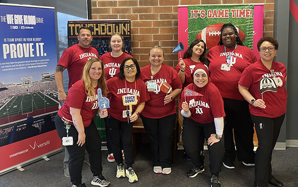 Group of Smiling Blood Donors