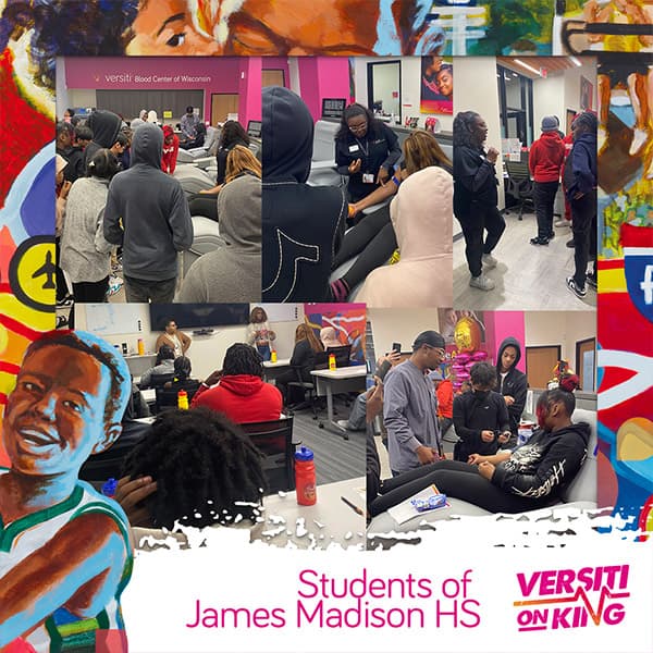 Blood typing event held at Versiti On King.