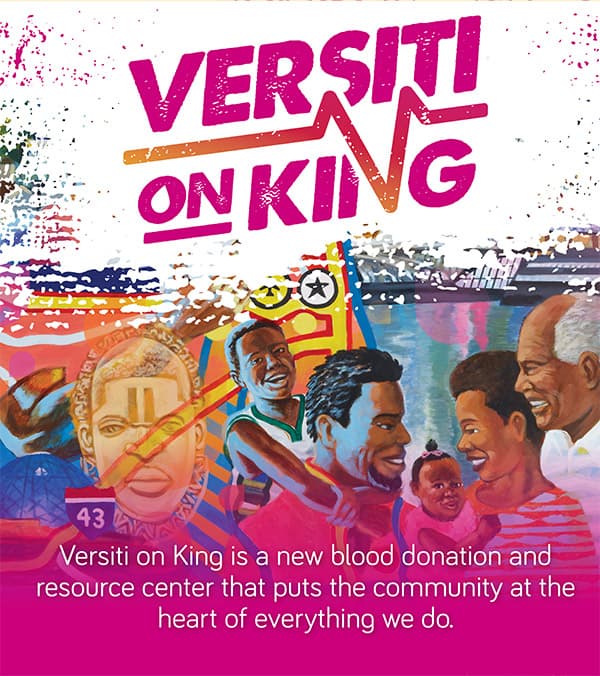 Versiti On King Informational Image
