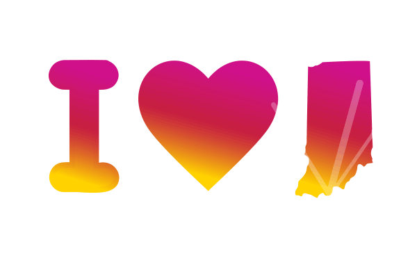 I Love Indiana Graphic