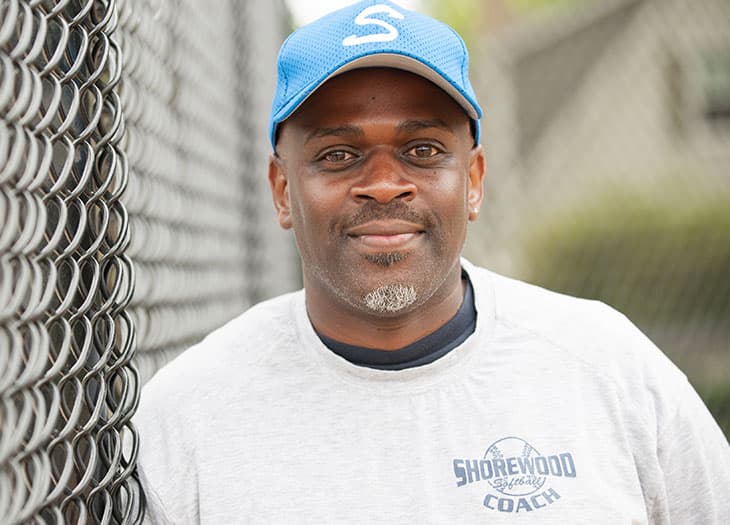 Mario Higgins, rare blood donor.