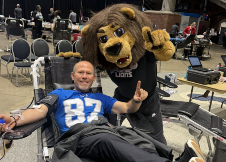The Detroit Lions One Pride Blood Drive